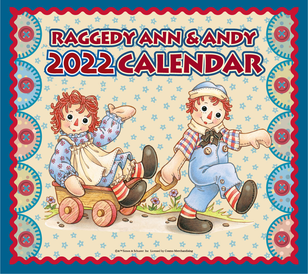 ラガディ、アン＆アンディ2022年壁掛け カレンダー予約販売中 